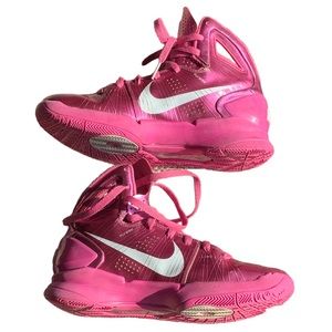 Nike 2010 Hyperdunk Breast Cancer Awareness Athletic Hightop Shoes